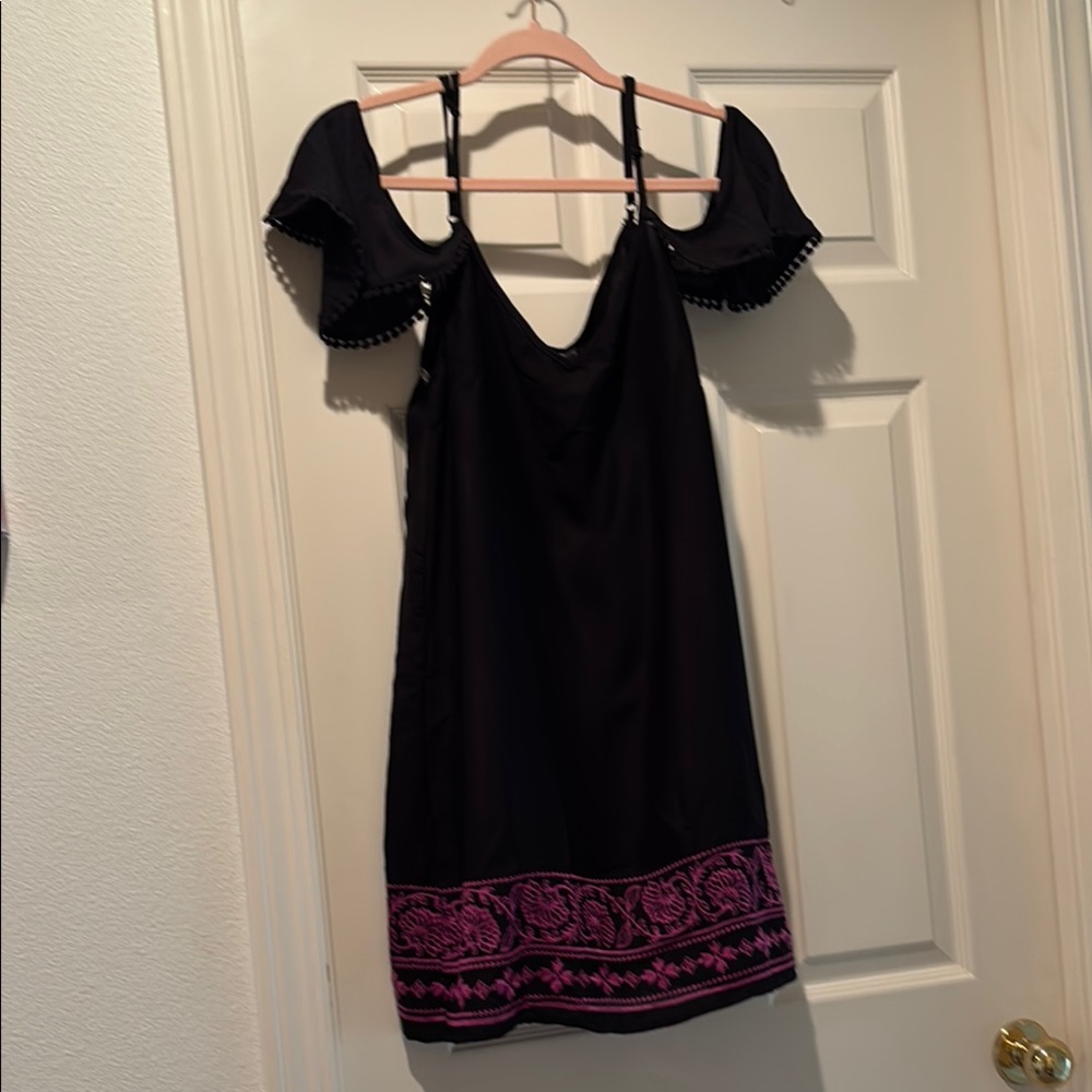 Miami Black and Hot Pink Dress